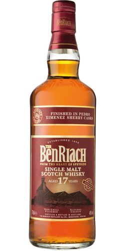 BenRiach Sherry Wood Single Malt 17 år 46% 70 cl