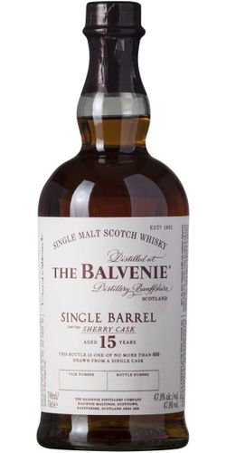 The Balvenie Single Barrel, Sherry Cask 15 Years Old