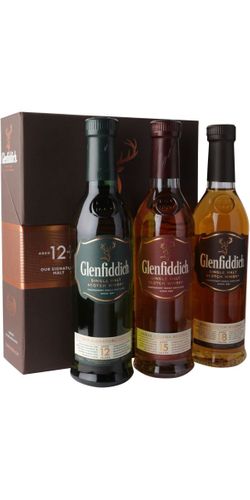 Glenfiddich Mix Pack 3x20 cl 12,15,18 Years Old