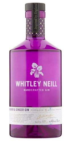 Whitley Neill, Rhubarb & Ginger 43% 70 cl.