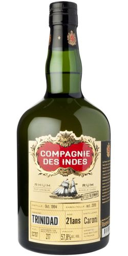 Compagnie des Indes, Trinidad Caroni 21 Years Old Single Cask