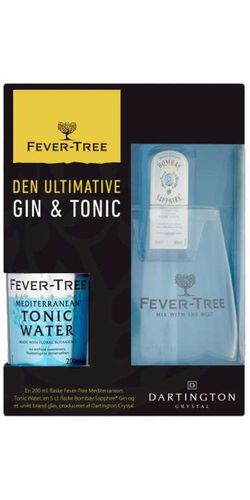 Fever-Tree, Gaveæske Bombay + Glas