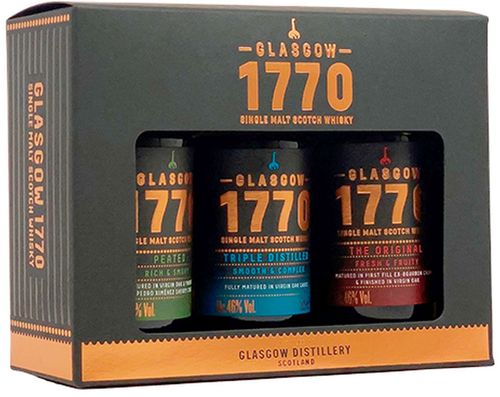 Glasgow Gaveæske 3 x 5 cl.