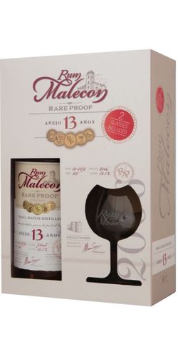 Rum Malecon, Rare Proof 13 Years Old inkl 2. glas