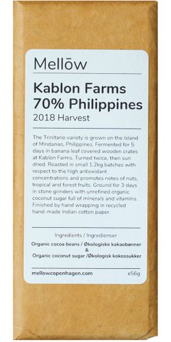 Mellow Copenhagen, Kablon Farms, Philippines 70%