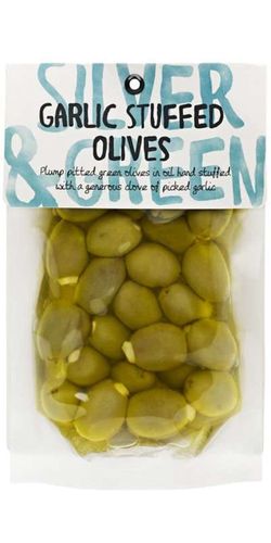Silver & Green, Garlic Stuffed Olives