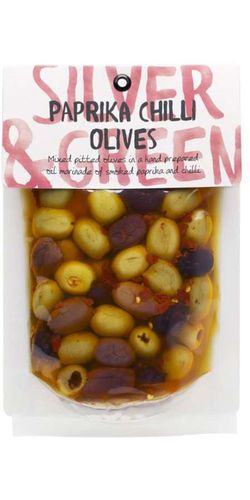Silver & Green, Paprika Chili Olives