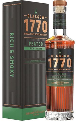 Glasgow Single Malt Peated Rich & Smoky 70 cl.